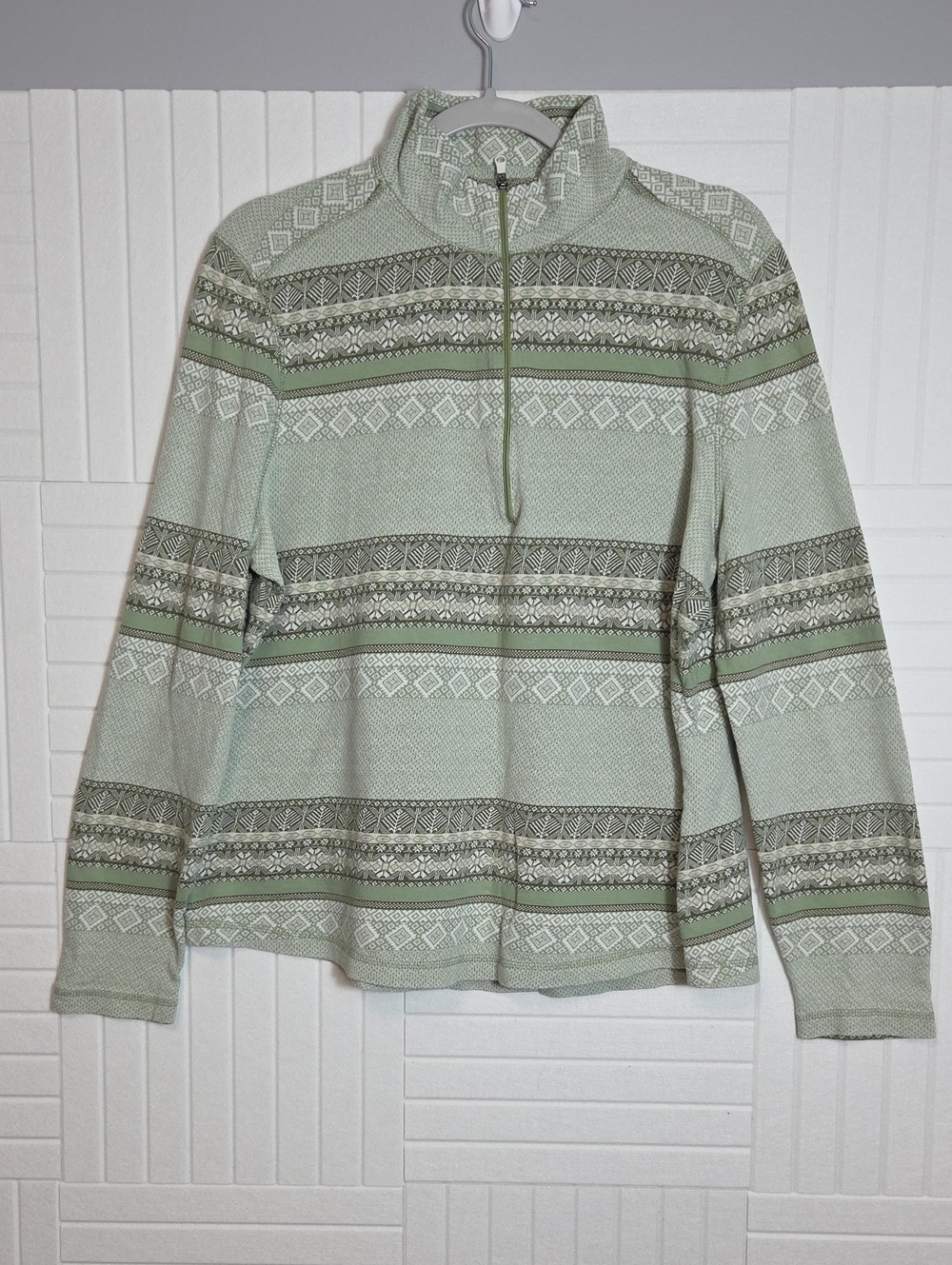 Old Ranch Green Quarter Zip Lightweight Pullover Size XL